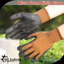 SRSAFETY 13G трикотажные нейлоновые спандеки подгузники акриловые перчатки / пенные нитриловые перчатки